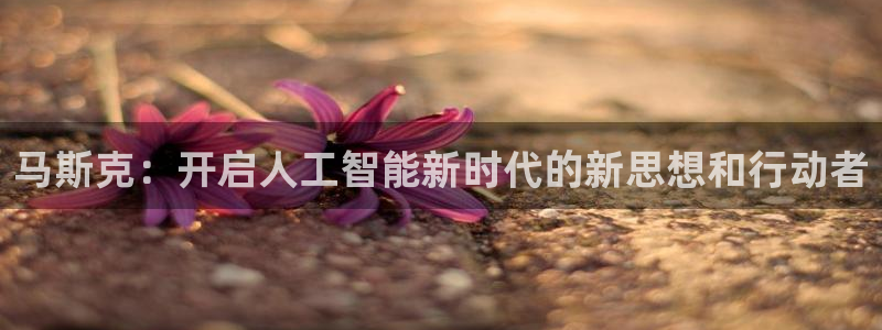 马斯克：开启人工智能新时代的新思想和行动者