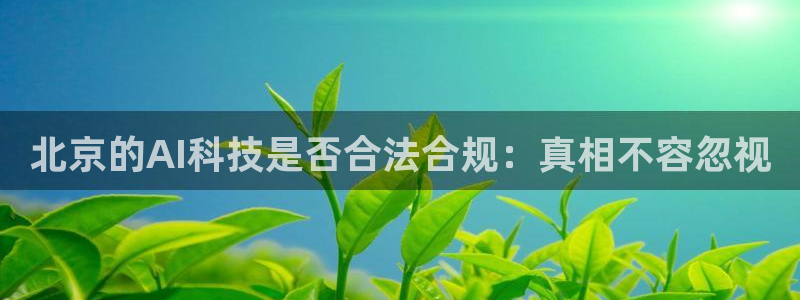 北京的AI科技是否合法合规：真相不容忽视