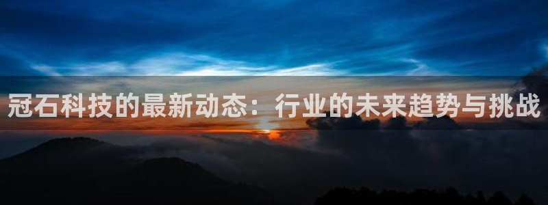 冠石科技的最新动态：行业的未来趋势与挑战